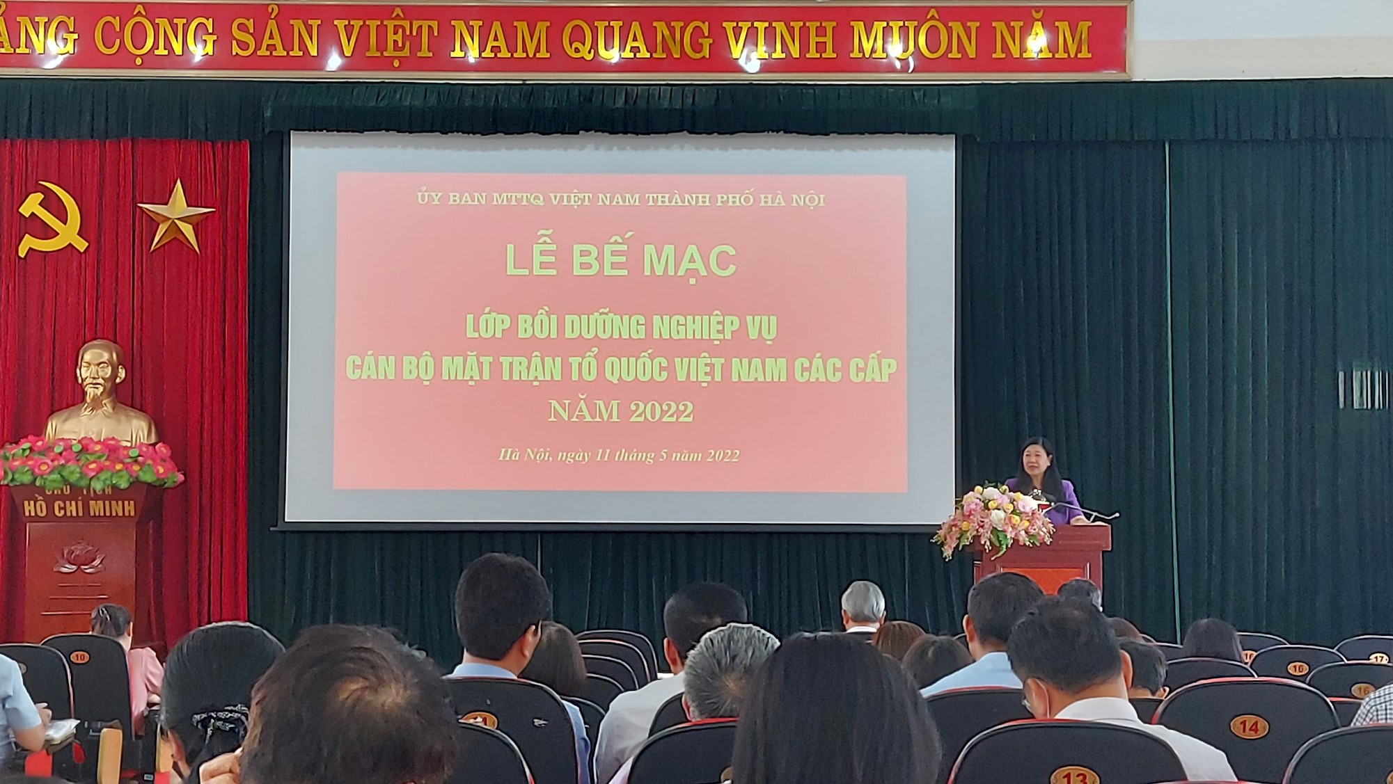 Bồi dưỡng nghiệp vụ cho 200 cán bộ Mặt trận Tổ quốc năm 2022